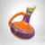 Tilted Colorful Pitcher, Handmade in Spain
