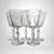 Set of 5 Rock Sharpe Water Glasses