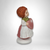 1983 Hallmark Porcelain Hand Painted Girl Holding Heart Figurine