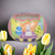 1998 GAC Colorful Ceramic Easter Egg Trinket Bowl/Planter