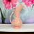 Vintage McCoy Pink Pitcher Vase with Grape Design