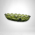 Anchor Hocking Avocado Green 2 Part Glass Relish Dish