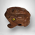 Vintage Carved Wooden Frog Percussion Instrument, Missing Pole