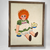 Vintage Carrot Top Boy and Girl Needlepoint Pictures