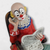 Vintage Toscany Collection 9" Clown Reading Paper Figurine