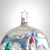 Vintage Blown Glass Ornament with Church Scene