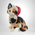 Enesco Resin Calico Cat with Santa Cap Resin Figurine
