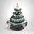 Vintage 1986 Flambro Lighted Porcelain Christmas Tree