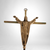 Vintage Brass Crucifix Wall Hanging