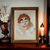 1965 Leon Franks Reproduction Acrylic Painting of a Clown by Marlene