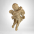 Elegant Vintage Ceramic Angel Wall Hangings - Timeless Décor for a Touch of Heavenly Charm