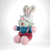 1987 Dan-Dee Plush White Rabbit With Hat Plush Toy