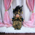 Vintage Porcelain Jester 12" Mardi Gras Baby Doll