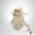 Vintage Light Up Ivory and Gold Angel Tree Topper