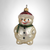 Vintage Glass Snowman Ornament