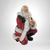 Vintage Santa On One Knee Figure