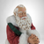 Vintage Santa On One Knee Figure