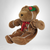 1998 GAC Teddy Bear in Gingerbread Outfit