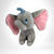 Vintage Dumbo 7" Plush Toy