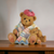 1997 Cherished Teddies "Can't Bear To See You Under The Weather" Bear Figurine