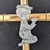 Vintage 6" Two Tone Cross with Boy Praying Wall Hanging