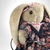 Vintage Plush Posable 7" Bunny in Floral Dress