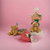 1996 Cherished Teddies 3 Piece Christmas Themed Bear Figurine