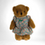 1985 AMC Brown 10" Teddy Bear with Floral Dress