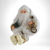 Vintage Santa Holding Clock Sitting Figurine (4 1/2")