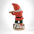 Vintage Santa Gnome Playing Violin Ceramic Figurine (4 1/2")