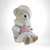 Vintage Boyds Bears, 10" Bear in Pink Dress Plush