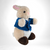 Vintage 10" Plush Bunny with Blue Jacket