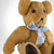 Vintage Tan 16"Teddy Bear with Blue Bow
