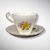 Vintage Regency Bone China Tea Cup and Saucer Set with Yellow and Purple Flowers