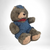 America Wego Plush Teddy Bear in Denim