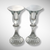 Pair of Mikasa The Ritz Crystal Candle Holders