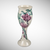Vintage Decorative Floral Pottery Chalice