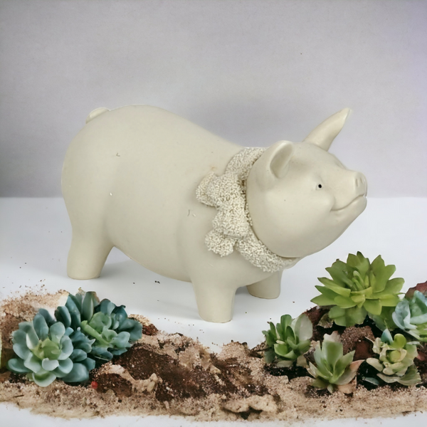 1998 Dept. 56 Annual Animal Collectible 3" Pig Figurine