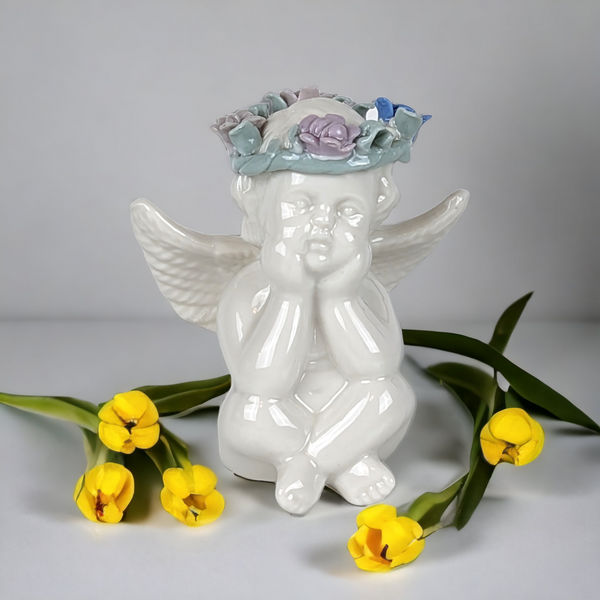 DCI White Porcelain Angel Figurine