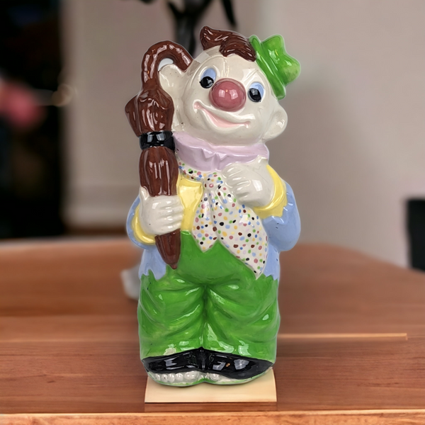 1978 Hand Painted Clown Figurine