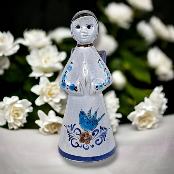 Mexican Art Pottery Angel Figurine