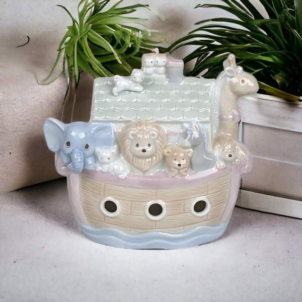 1995 Precious Moments Noah's Ark Porcelain Bank