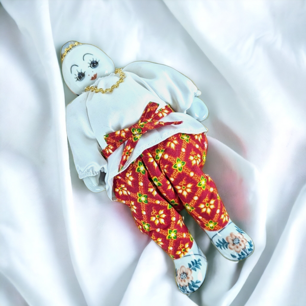 Vintage Porcelain Thai Doll