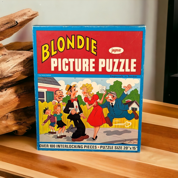Blondie and Dogwood 1950s Jigsaw Puzzle