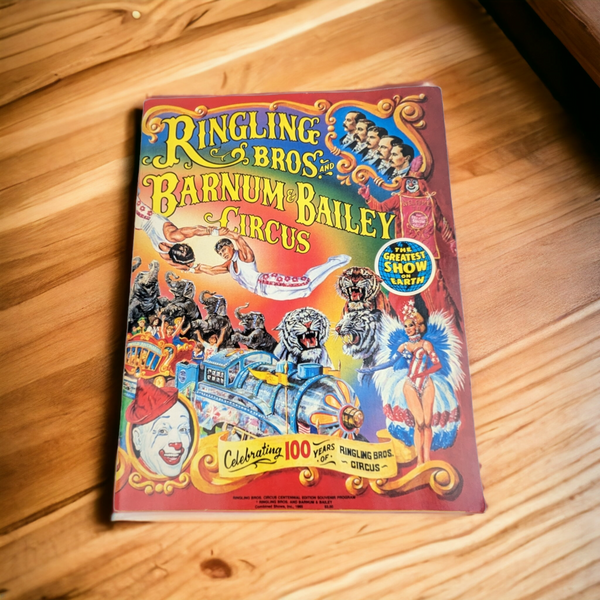 1985 Ringling Bros Program, 100 Years of Ringling Bros Circus