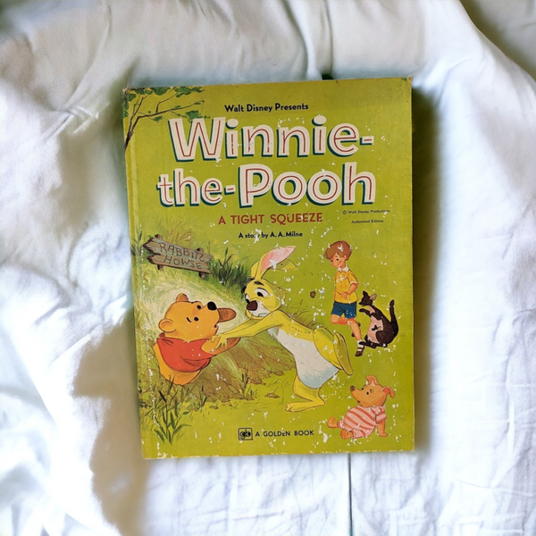 1975 Walt Disney Winnie the Pooh A Tight Squeeze Book, A.A. Milne