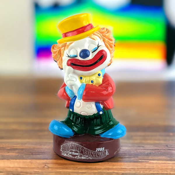 1985 Del Monte Big Top Plastic Clown Bank