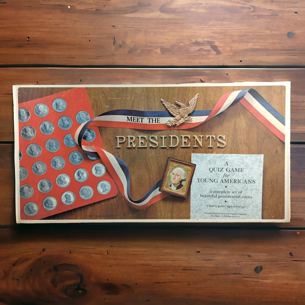 1965 Meet the Presidents - A Quiz Game for Young Americans, Missing One Coin