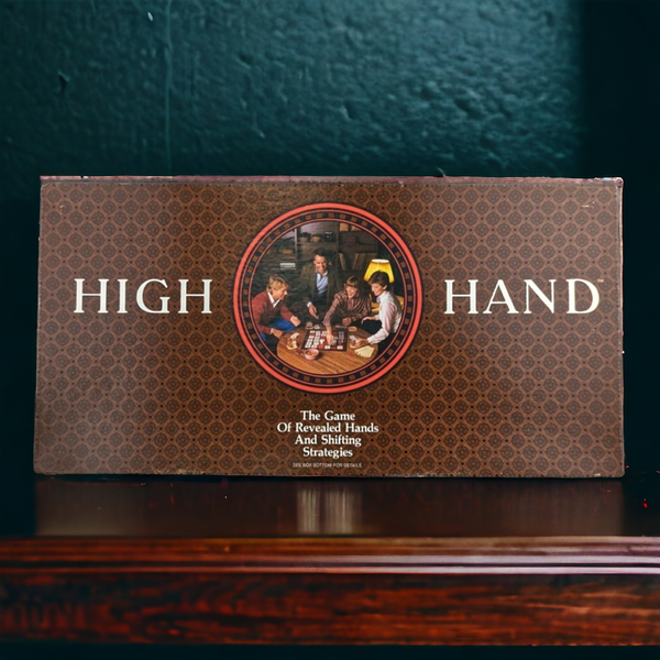 1984 High Hand Board Game, Milton Bradley