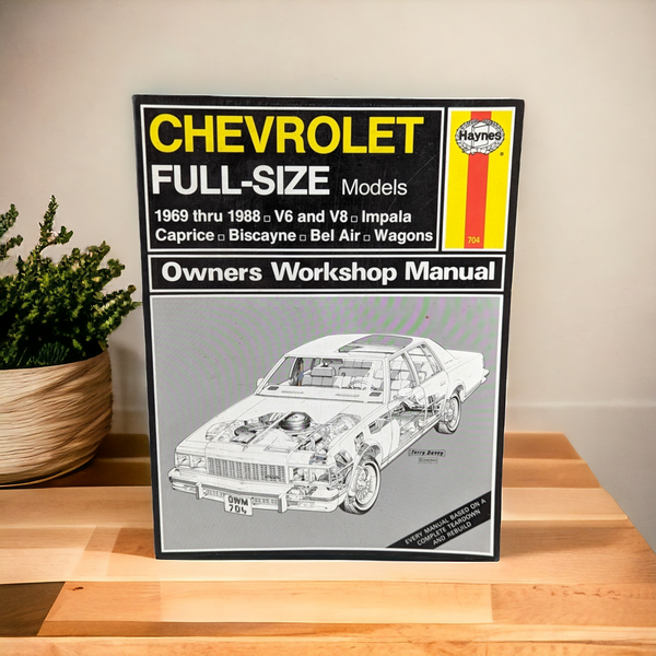 Haynes Owner's Workshop Manual Chevrolet  Full size 1969-1988